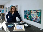 Mal doch mal Blumen Detail, Link zur Seite Konzeptionelle Malerei